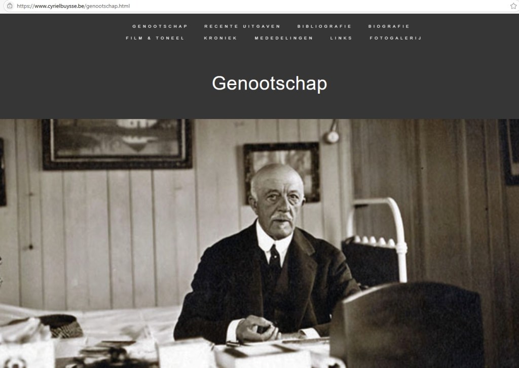 Cyriel Buysse schrijft over dingen die rondom hem heen&nbsp;gebeurden